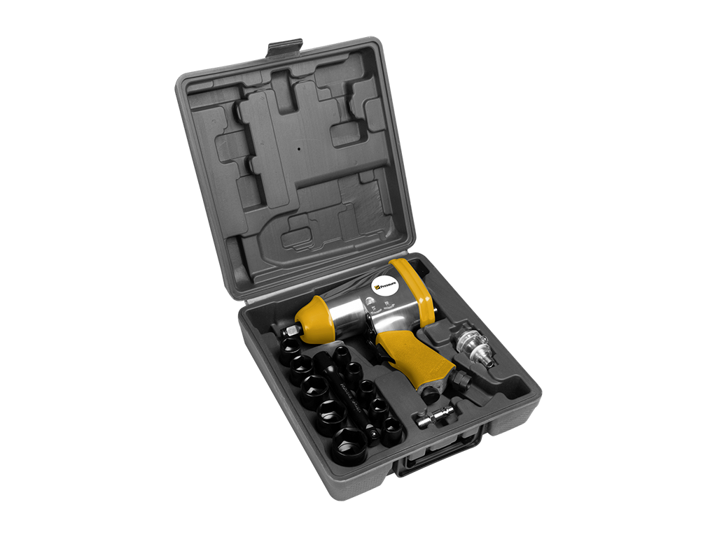 Kit chave de impacto pneumática 17 peças