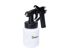 Pistola de pintura pneumática de baixa pressão branca